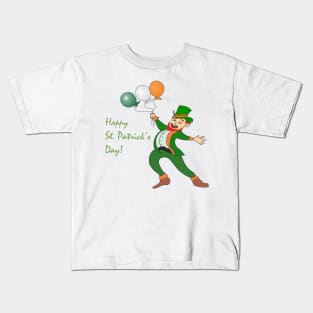 Happy leprechaun Kids T-Shirt